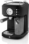 Swan One-Touch Retro Espressomachine - Zwart - 1100 Watt