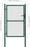 vidaXL - Poort - 100x175 - cm - staal - groen