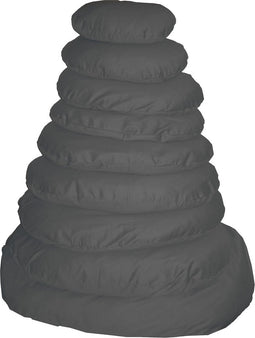 Keddoc Ligkussen+rits antraciet 38 cm