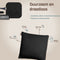 Kuddle Warmtekussen - Oplaadbaar Draadloos - 3 Warmtestanden - Midnight Black 45x45cm