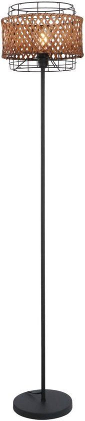 GINA Vloerlamp - Metaal 151.0cm - E27 1-Lichts - Matt zwart