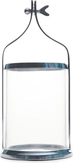 Riviera Maison RM Cape Town Lantern silver - Aluminium, Glas - Transparant - 19.0x19.0x42.0 cm