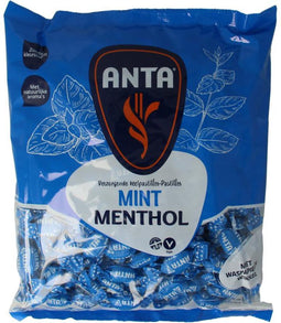Keelpastilles anta flu mint zak 1 kilogram