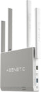 Keenetic KN-1011 draadloze router Gigabit Ethernet Dual-band (2.4 GHz / 5 GHz) Grijs, Wit