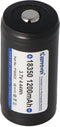 Keeppower 18350 - 1200 mAh, 3,6 V - 3,7 V Li-ionbatterij beschermd, afmetingen noteren ca. 39x18,6 mm