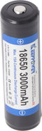 Keeppower 18650 3000 mAh 3,6 V - 3,7 V Li-ion batterij PCB-beschermd