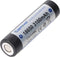 Keeppower 18650 - 3100 mAh, 3,7 V Li-ionbatterij beschermd