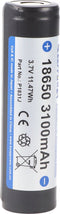 Keeppower 18650 - 3100 mAh, 3,7 V Li-ionbatterij beschermd