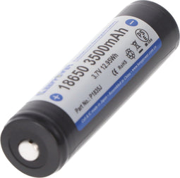 Keeppower 18650 - 3500 mAh 3,6 V - 3,7 V Li-ionbatterij beschermd (positieve pool verhoogd) NCR18650GA