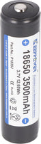 Keeppower 18650 - 3500 mAh 3,6 V - 3,7 V Li-ionbatterij beschermd (positieve pool verhoogd) NCR18650GA