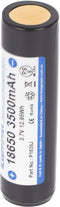 Keeppower 18650 - 3500 mAh 3,6 V - 3,7 V Li-ionbatterij beschermd (positieve pool verhoogd) NCR18650GA