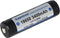 Keeppower 18650 Li-ion batterij met 3400 mAh, 3,6 V - 3,7 V Li-ion batterij beschermd met PCB 1 stuk