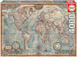 Educa Grote wereldkaart - 4000 stukjes