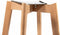 Keeve Stapelbare barkruk wit, berkenhouten frame en kunststof zitting - SET VAN 4