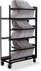 Keeve zitting Trolley, voor 60 zittingen, 53,5x120,5x195cm (LxBxH), T92010