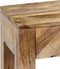 vidaXL - Wandtafel - 118x30x80 - cm - massief - mangohout