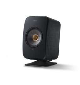 KEF Combi Deal LSX II Wireless Stereo Speakers + P1 Desk pad tafelstandaard- Zwart/Zwart