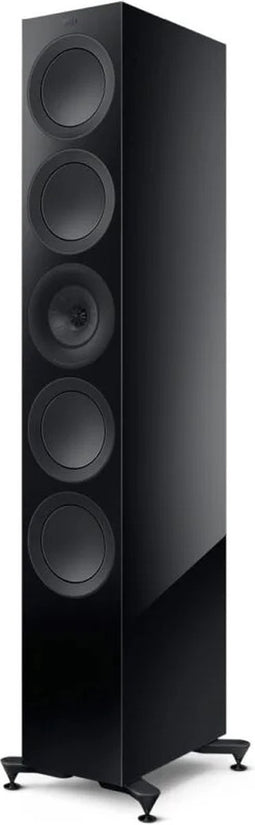 Kef R11 zwart topklasse luidspreker - hooglans zwart ( per set )