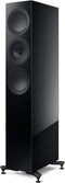 KEF R7 meta vloerstaande luidspreker - zwart hoogglans
