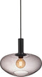 Nordlux Alton 35 - Hanglamp - Smoke glas en zwart metaal - Rond