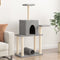 vidaXL - Kattenmeubel - met - sisal - krabpalen - 122 - cm - crèmekleurig