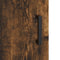 vidaXL - Dressoir - 69,5x34x90 - cm - bewerkt - hout - gerookt - eikenkleurig