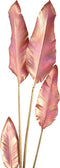 PTMD Leaves Plant Paradise Blad Kunsttak - 107x26x156 cm - Rosé Goud
