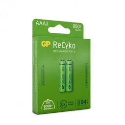 GP ReCyko 100AAAHCE - Oplaadbare NiMH Batterij 950mAh - Groen (2 stuks)