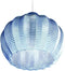 KEILA - Hanglamp - Blauw - Glas