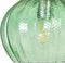KEILA - Hanglamp - Groen - Glas