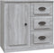 vidaXL - Dressoir - 70x35,5x67,5 - cm - bewerkt - hout - grijs - sonoma - eikenkleurig