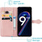 iMoshion Hoesje Geschikt voor Realme 9 Pro Hoesje Met Pasjeshouder - iMoshion Mandala Bookcase - Rosé Goud