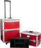 Veronica NAIL-PRODUCTS Aluminium Trolley 3 in 1 - Professionele Nagel Koffer - Croco Rood