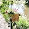 Basil Bremen Rattan Look KF Fietsmand - Afneembaar - Kunststof - Seagrass