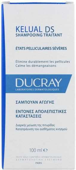 Kelual DS-shampoo voor de behandeling van roos en jeuk 100 ml | Ducray