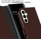 Selencia Samsung Galaxy A55 - Echt Lederen Bookcase - 3 Pashouders - Donkerbruin