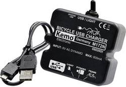 Kemo M-172N - USB Laadregelaar Zwart