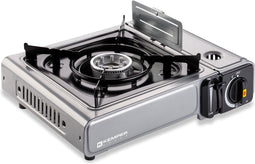 Kemper draagbaar gaskooktoestel Smart - Gasbarbecue - 2200W - 33x29x8 cm