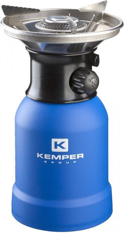 Kemper Gaskooktoestel met windbescherming en piëzo ontsteking 1200 Watt Blauw