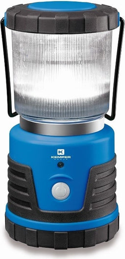 Kemper LED Camping Lamp op Batterijen IP54 – Blauw