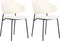 KENAI - Eetkamerstoel set van 2 - Crème - Polyester