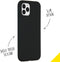 Accezz Liquid Silicone Backcover iPhone 11 Pro - Schokabsorberend - Zwart