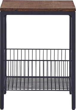 KENNER - Bijzettafel - Zwart - Vezelplaat