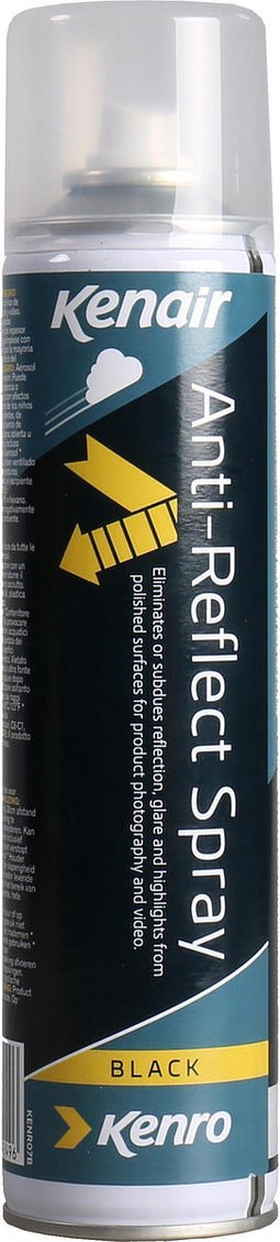 Kenro Anti-reflectiespray mat 400 Ml Zwart/transparant