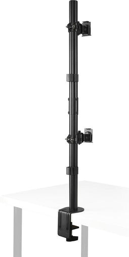 Kensington Monitorarm 2 Schermen - Verticale Bevestiging - tot 32" Landscape en 29" Portret - tot 9kg