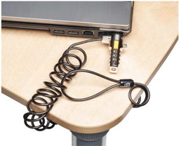 Kensington Portable Combinatie Kabelslot Voor Laptop - Laptop Beveiliging - Kabel Maximaal 182 CM Lang