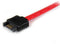 Startech.com SATA Kabel - 0.3m - Rood Zwart