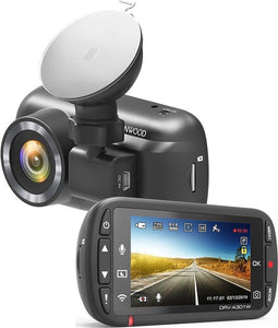 Kenwood DRV-A301W - 16GB Full HD DashCam met geïntegreerde 2.7" LCD, Wireless Link, GPS & G-sensor