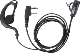 Kenwood PY29K in-ear hoofdtelefoon met clip voor kenwood-aansluiting