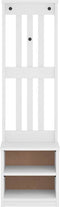 vidaXL - Halboom - SANDENS - wit - 45x40x159,5 - cm - massief - grenenhout